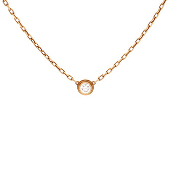 Cartier Cartier D'Amour Pendant Necklace 18K Yellow Gold and Diamond Small