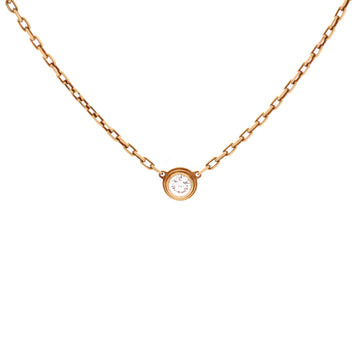 Cartier Cartier D'Amour Pendant Necklace 18K Yellow Gold and Diamond Small