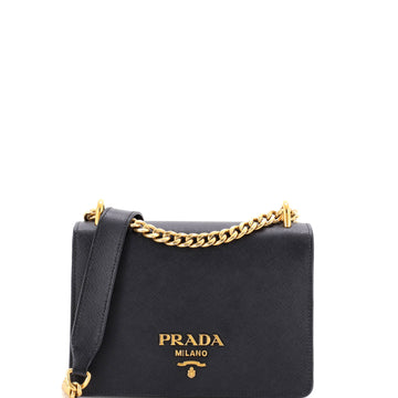 Prada Chain Flap Bag Saffiano Leather Small