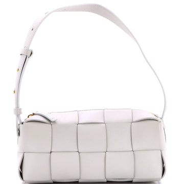 Bottega Veneta Brick Cassette Shoulder Bag Maxi Intrecciato Leather Small