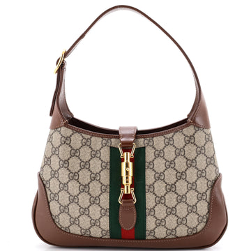 Gucci Jackie 1961 Hobo GG Coated Canvas Small
