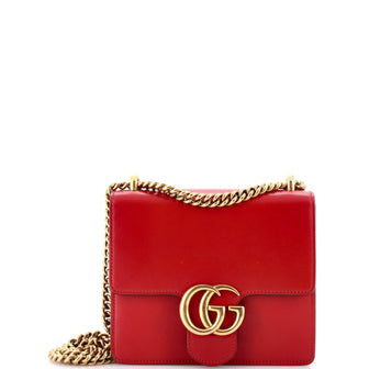 Gucci GG Marmont Chain Shoulder Bag Leather Small