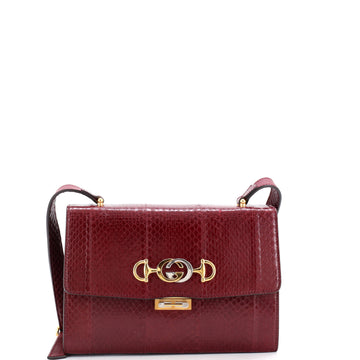 Gucci Zumi Shoulder Bag Python Small