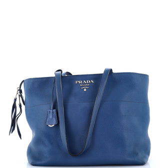 Prada Zip Shopping Tote Leather Medium