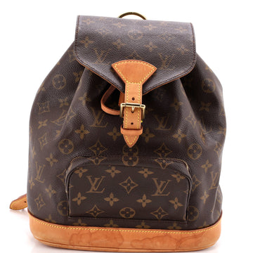 Louis Vuitton Vintage Montsouris Backpack Monogram Canvas MM
