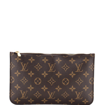 Louis Vuitton Neverfull Pochette Monogram Canvas Large