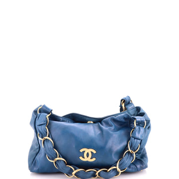 Chanel Vintage Olsen Shoulder Bag Lambskin Small