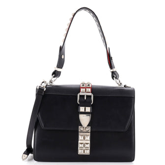 Prada Elektra Shoulder Bag Studded Leather Small