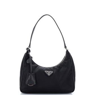 Prada Re-Edition 2005 Hobo Tessuto with Saffiano Leather Mini
