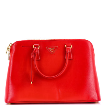 Prada Promenade Bag Vernice Saffiano Leather Large