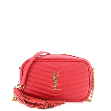 Saint Laurent Lou Camera Bag Matelasse Chevron Leather Mini