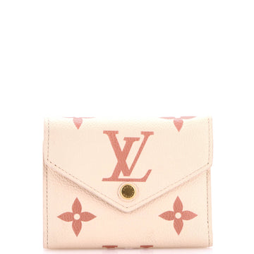 Louis Vuitton Victorine Wallet Bicolor Monogram Empreinte Giant