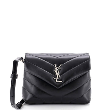 Saint Laurent Loulou Shoulder Bag Matelasse Chevron Leather Toy