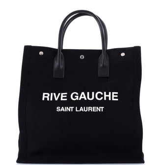 Saint Laurent Rive Gauche Shopper Tote Canvas Tall