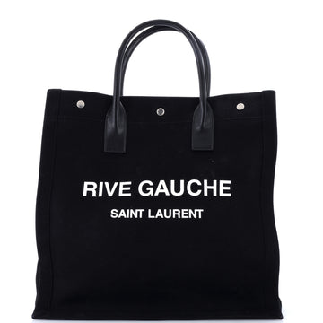 Saint Laurent Rive Gauche Shopper Tote Canvas Tall