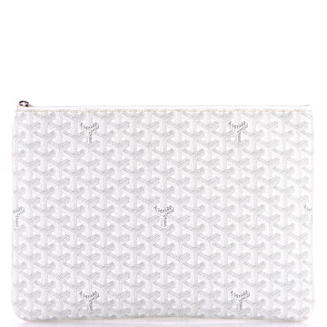 Goyard Senat Zip Pouch Coated Canvas GM
