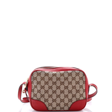 Gucci Bree Disco Crossbody Bag GG Canvas with Leather Mini