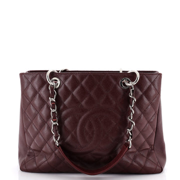 Chanel Grand Shopping Tote Quilted Caviar