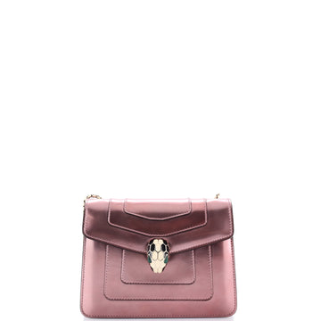 Bvlgari Serpenti Forever Square Shoulder Bag Leather Small