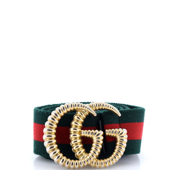 Gucci GG Torchon Web Belt Canvas Wide
