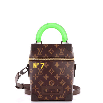 Louis Vuitton Vertical Box Trunk Bag No.7 Trunk L'Oeil Vintage Monogram Canvas