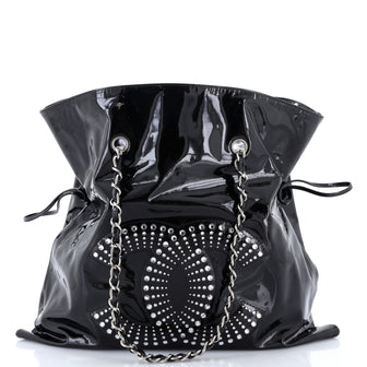 Chanel Bon Bon Tote Strass Embellished Patent Large