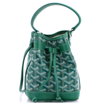 Goyard Petit Flot Bucket Bag Coated Canvas Mini