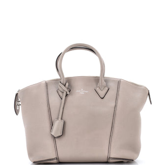 Louis Vuitton Soft Lockit Handbag Leather PM