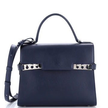 Delvaux Tempete Top Handle Bag Leather MM