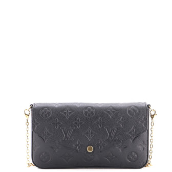 Louis Vuitton Felicie Pochette Monogram Empreinte Leather