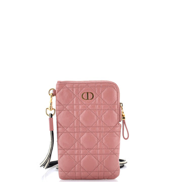 Christian Dior Caro Multifunctional Pouch Cannage Quilt Calfskin