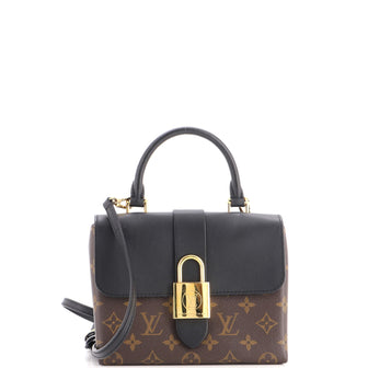 Louis Vuitton Locky Handbag Monogram Canvas with Leather BB