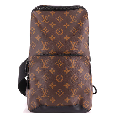 Louis Vuitton Avenue Sling Bag Macassar Monogram Canvas