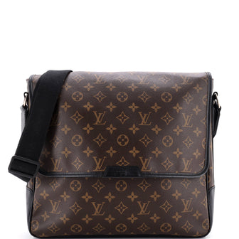 Louis Vuitton Bass Messenger Bag Macassar Monogram Canvas GM