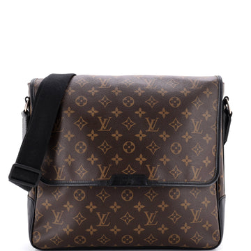 Louis Vuitton Bass Messenger Bag Macassar Monogram Canvas GM