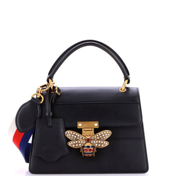 Gucci Queen Margaret Top Handle Bag Leather Small