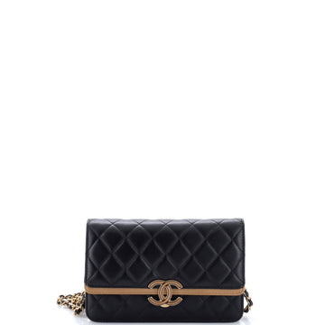Chanel CC Chic Wallet on Chain Quilted Lambskin