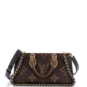 Louis Vuitton OnTheGo Chain Tote Reverse Monogram Giant East West