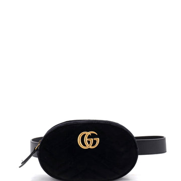 Gucci GG Marmont Belt Bag Matelasse Velvet