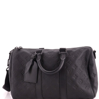 Louis Vuitton Keepall Bandouliere Bag Monogram Taurillon Leather 35