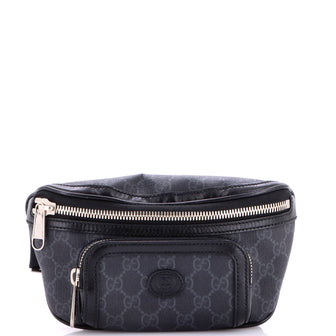 Gucci Interlocking G Patch Belt Bag GG Coated Canvas