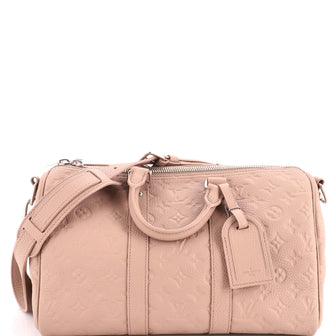 Louis Vuitton Keepall Bandouliere Bag Monogram Taurillon Leather 35
