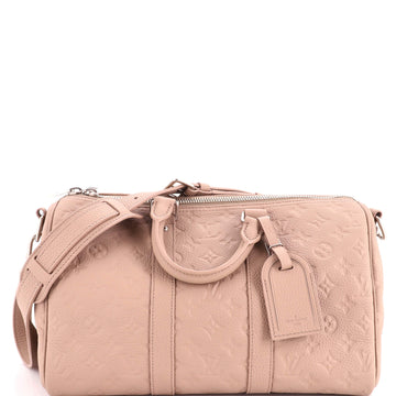 Louis Vuitton Keepall Bandouliere Bag Monogram Taurillon Leather 35