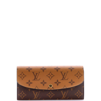 Louis Vuitton Emilie Wallet Reverse Monogram Canvas
