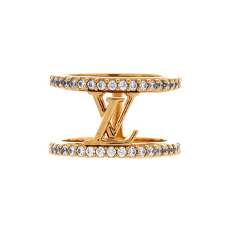 Louis Vuitton LV Iconic Ring Metal with Crystals