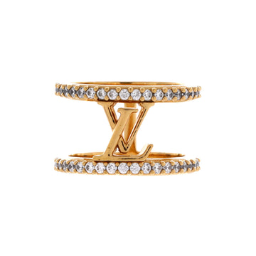 Louis Vuitton LV Iconic Ring Metal with Crystals