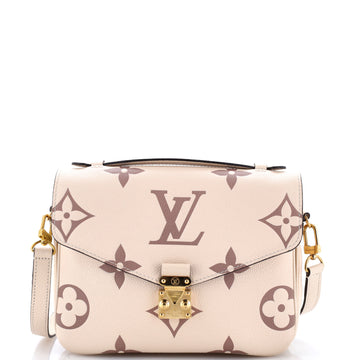 Louis Vuitton Pochette Metis Bicolor Monogram Empreinte Giant