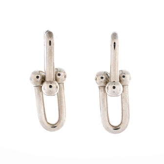 Tiffany & Co. Hardwear Link Earrings Sterling Silver Large