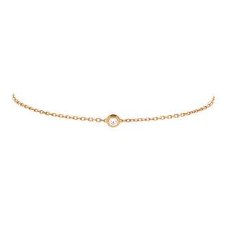 Cartier D'Amour Bracelet 18K Yellow Gold and Diamond Medium