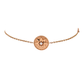 Christian Dior Rose des Vents Bracelet 18K Rose Gold with Diamond and Pink Opal